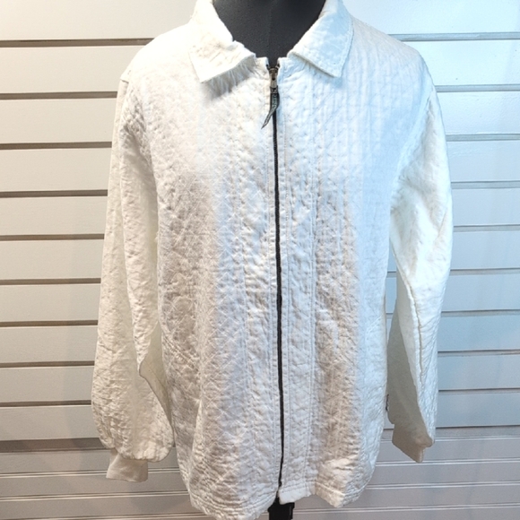 EZZEWEAR NWT Quilted 100% Cotton Light Weight Jacket Size M - Picture 1 of 8